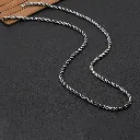 Tamayo - Chaîne Argent - 2 mm _ 50 cm.webp