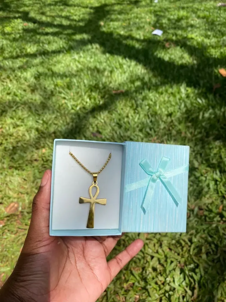 Gold Ankh Necklace