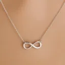 Silver Infinity Symbol Necklace